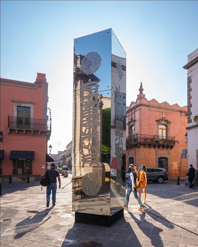 @saidokins, Refraktur. Site Specific Installation, Querétaro. México. 2022. Photo: Leonardo Luna