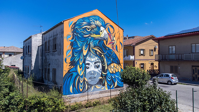 FIO SILVA - Murale a Carlopoli, GULÌA URBANA