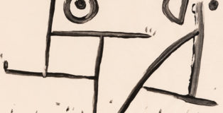 Paul Klee - Duello, 1938, Colore a colla su carta su cartone. Collezione privata. © Nicolas Borel
