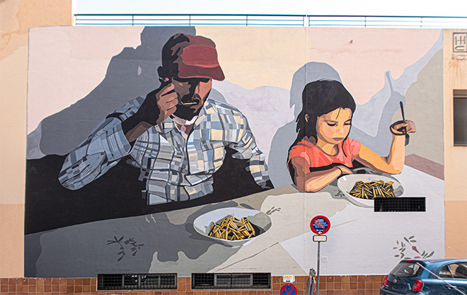 Helder Cavalcante – Due murales ad Ibiza per BLOOP Festival