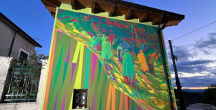 Zoer & Giovanni Anastasia - Nuru, il primo eco-murale a Borgo Universo (Aielli, Aq)