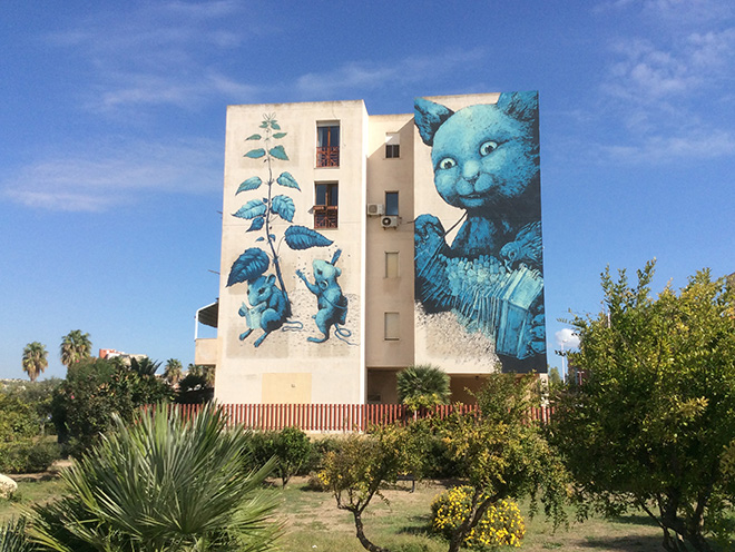 Ericailcane x Cagliari Urbanfest - Murale, Cagliari Sant'Elia