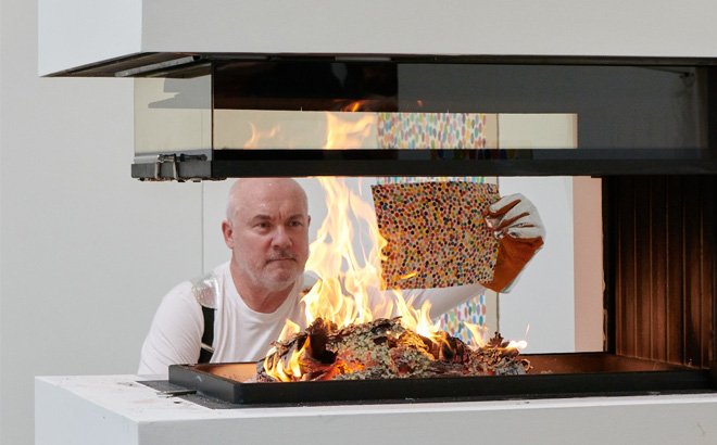 Damien Hirst – “The Currency”. Il fuoco fatuo dell’arte