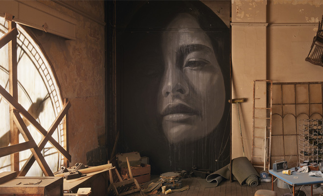 RONE – “Time”, Flinders Street Station, Melbourne