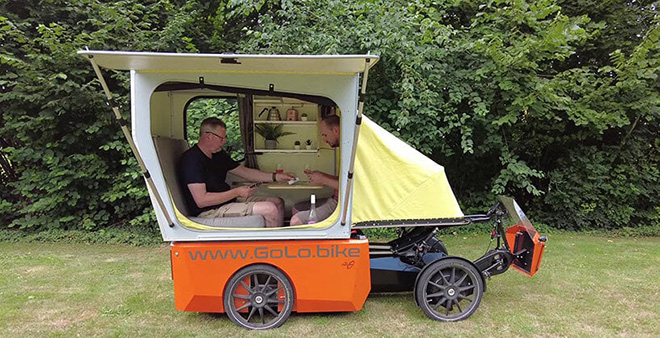 GoLo - GoCamp, la bici camper sostenibile