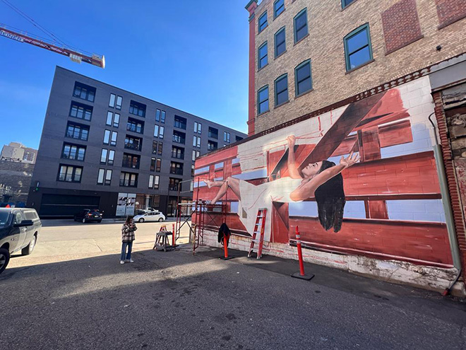 Attorep - Mural in Minneapolis, OSA - Operazione Street Art, (work in progress)