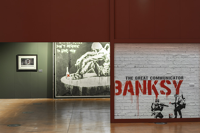 THE GREAT COMMUNICATOR. BANKSY – Unauthorized exhibition