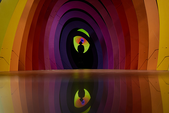 Jan Kalàb - Anatomy of Rainbow, installation site-specific, Ex-Chiesa di San Mattia, Bologna