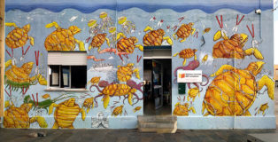 Blu – Il murale animato per la Libreria di Lampedusa