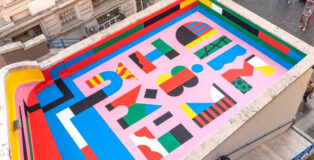 Camilla Falsini - Alfabeti x ART STOP MONTI: FUTURA, Roma. Photo credit: Visioni Parallele, @pan.demos