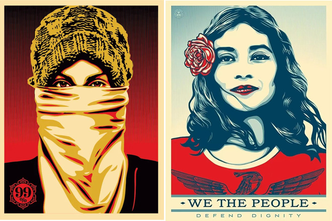 Shepard Fairey aka Obey Power of Women