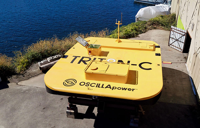 Oscilla Power: Triton wave energy converter - Energia pulita dalle onde dell’oceano