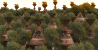 MASK Architects - BAOBAB Luxury Safari Resort. Lead Designers and Architects: Öznur Pınar Çer and Danilo Petta. Renderings credits: MASK Architects