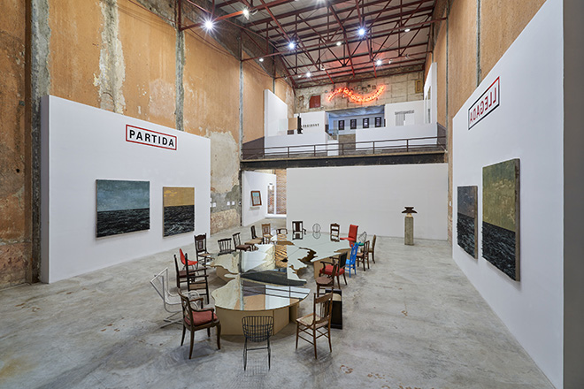 Yoan Capote & Michelangelo Pistoletto - Escala Humana. Vedute della mostra Galleria Continua, Habana, Cuba . Courtesy: the artist and GALLERIA CONTINUA Photo: Nestor Kim.