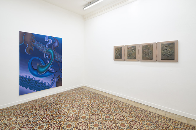 GENESIS (installation view, Address gallery) - Sophie Spedding,  Salomé Chatriot, Ludovica Anversa, Jacopo Naccarato, Antonia Freisburger, Eliška Konečná