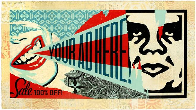 Shepard Fairey - Beyond the Streets Billboard (2 of 12,122x67,5 cm). Credits: Shepard Fairey