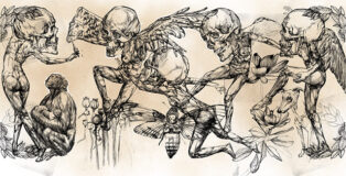 Giovanni Manzoni Piazzalunga - The body of drawing (soul project)