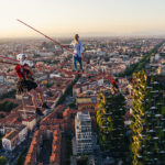 Andrea Loreni – La più alta traversata mai realizzata fra grattacieli in Italia