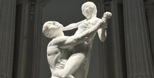JAGO - Gruppo scultoreo Aiace e Cassandra (dettaglio). Photo credit: Jago