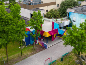 Boogie EAD - Liceo Artistico Modigliani Padova, Super Walls 2023. Photo credit: Mirco Levorato