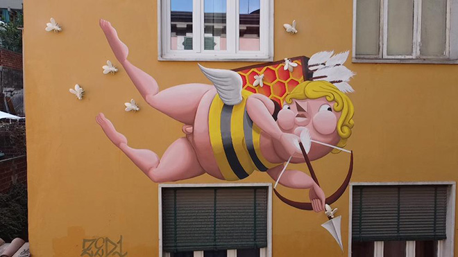 Impollinèmesi  – Il primo eco-murales multimediale d’Italia