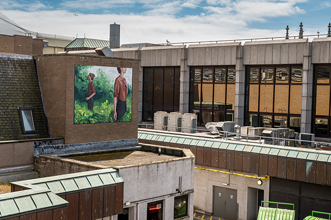 Eloise Gillow - Nuart Festival 2023, Aberdeen. Photo: @bktallman