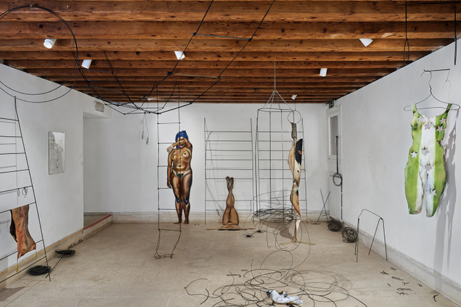 Monilola Olayemi Ilupeju - Gymnasia, A plus A Gallery, 2023, exhibition view. Photo credit: Clelia Cadamuro