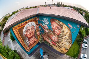 Vera Bugatti - Scuola Primaria San Camillo De Lellis, Padova, Super Walls, 2023. Photo credit: Andrea Zampatti