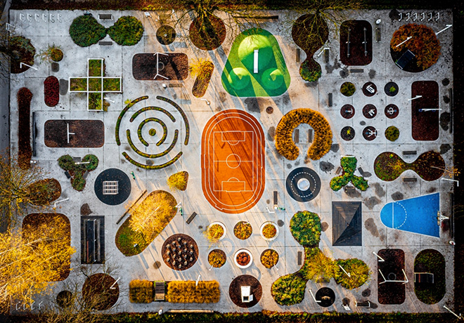 Sebastian Piórek - Playground, Primo classificato, Urban, Drone Photo Awards 2023