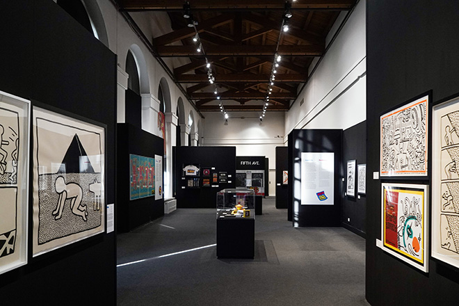 Installation views mostra Keith Haring, Radiant Vision, Villa Reale di Monza. Crediti Photos: L'altroSCATTO, Patrizia Scolletta