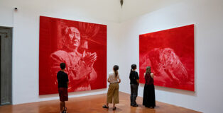 Yan Pei-Ming. Pittore di storie, installation view, Palazzo Strozzi, Firenze. Foto: Ela Bialkowska, OKNO Studio