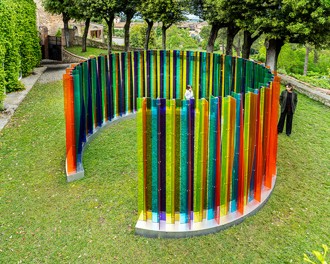 Carlos Cruz-Diez - L'Euforia del Colore, vedute della mostra Galleria Continua, San Gimignano exhibition views Galleria Continua, San Gimignano. Photo by: Ela Bialkowska OKNO Studio. Courtesy: the artist and GALLERIA CONTINUA. Copyright Line: © Carlos Cruz-Diez / Bridgeman Images 2023.