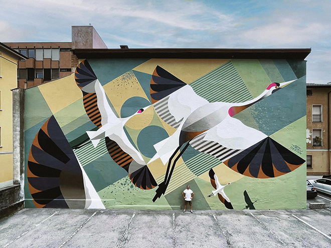 Truly Design – “Borders”, Urban Art Chiasso