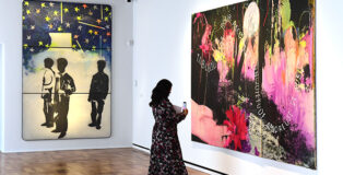 Mario Schifano: il nuovo immaginario. 1960-1990, installation view, Gallerie d’Italia - Napoli, museo di Intesa Sanpaolo. photo credit: Roberto Serra