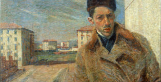 Umberto Boccioni - Autoritratto, 1908, olio su tela, Milano Pinacoteca di Brera