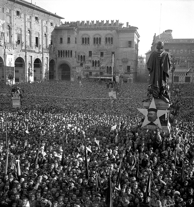 Archivio Amoretti - Comizio per la campagna elettorale, 1948