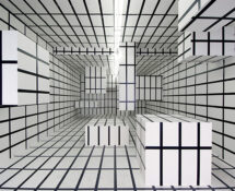 Esther Stocker - Arge Kunst. Photo: Martin Pardatscher