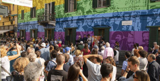 Inaugurazione Murale dei Diritti, via Ortica 1, Milano - OrMe, Ortica Memoria di Milano. Photo credit: Riccardo Marchesi