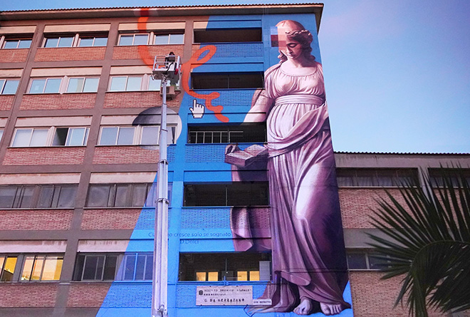 OZMO – “Sophia”, murale a Roma
