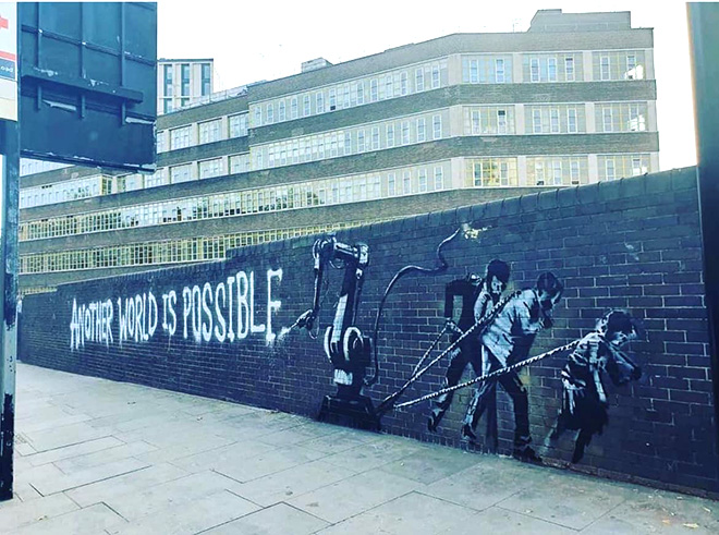 Banksy – “Another World is Possible”