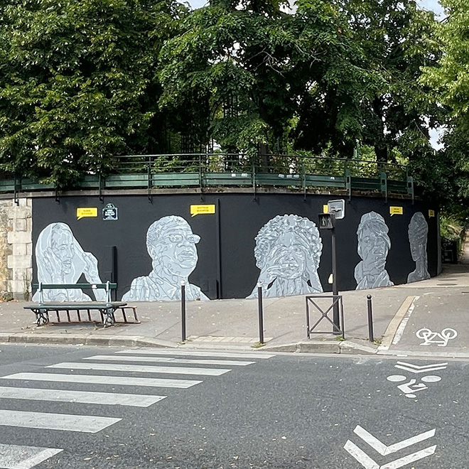 Main Kloix - Murale a Parigi (12° arrondissement) per Amnesty International