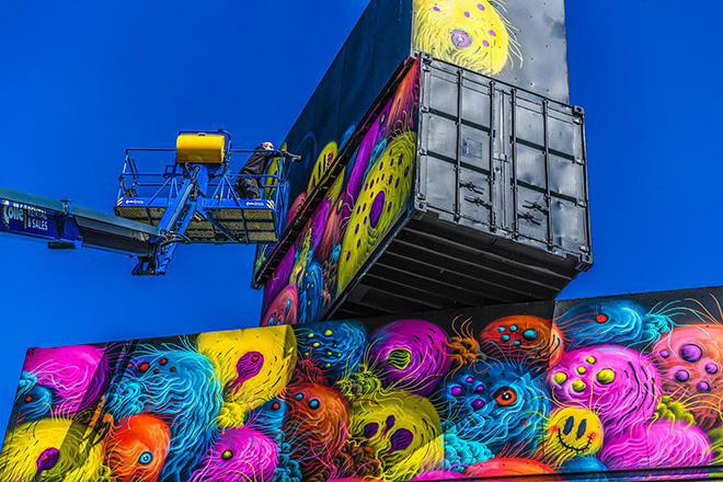 Ben Peeters - Container Graffiti for North West Walls 2023