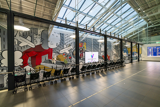 Millo - Baggage claim, Stavanger-Sola Airport. Photo credit: @bktallman