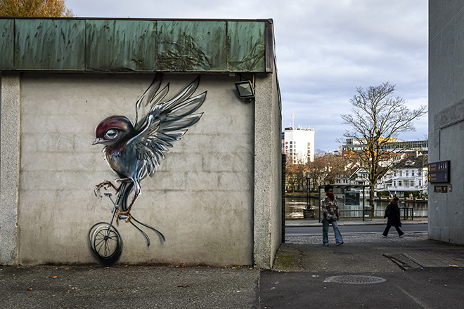 Hera - Mural, Stavanger. Photo credit: @bktallman