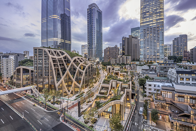 Heatherwick Studio - Azabudai Hills, Tokyo. Photo credit: Kenji Masunaga