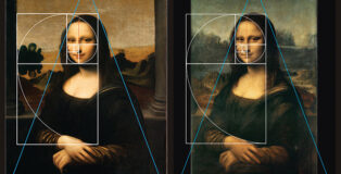 La Prima Monna Lisa e Monnalisa - Sezione Aurea