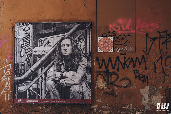 “PORPORA” – A Bologna le foto di Lina Pallotta affisse da CHEAP