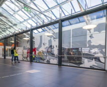 Millo - Baggage claim, (work in progress), Stavanger-Sola Airport. Photo credit: @bktallman