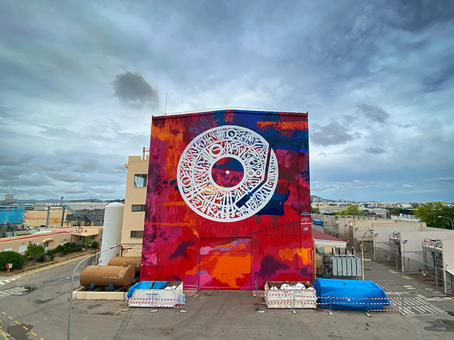 Said Dokins, Silva Ramacci, Mural, Bloop Festival, 2023. Photo by Said Dokins