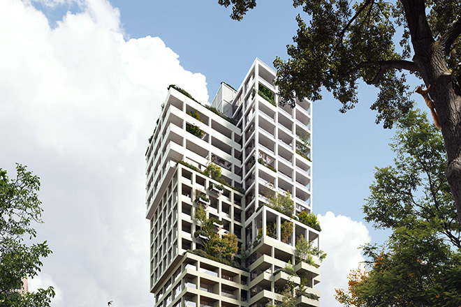 MVRDV – Nachteiland: ad Amsterdam la torre ibrida residenziale che produce energia